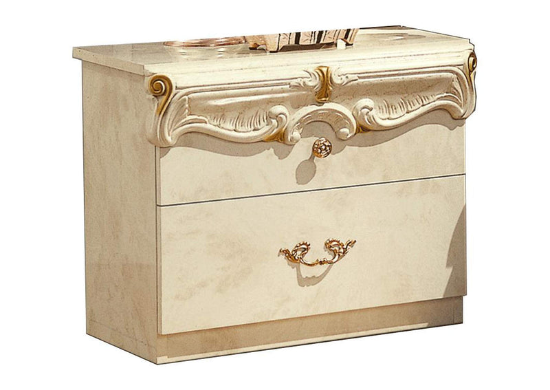 i27440 Barocco Ivory Nightstand
