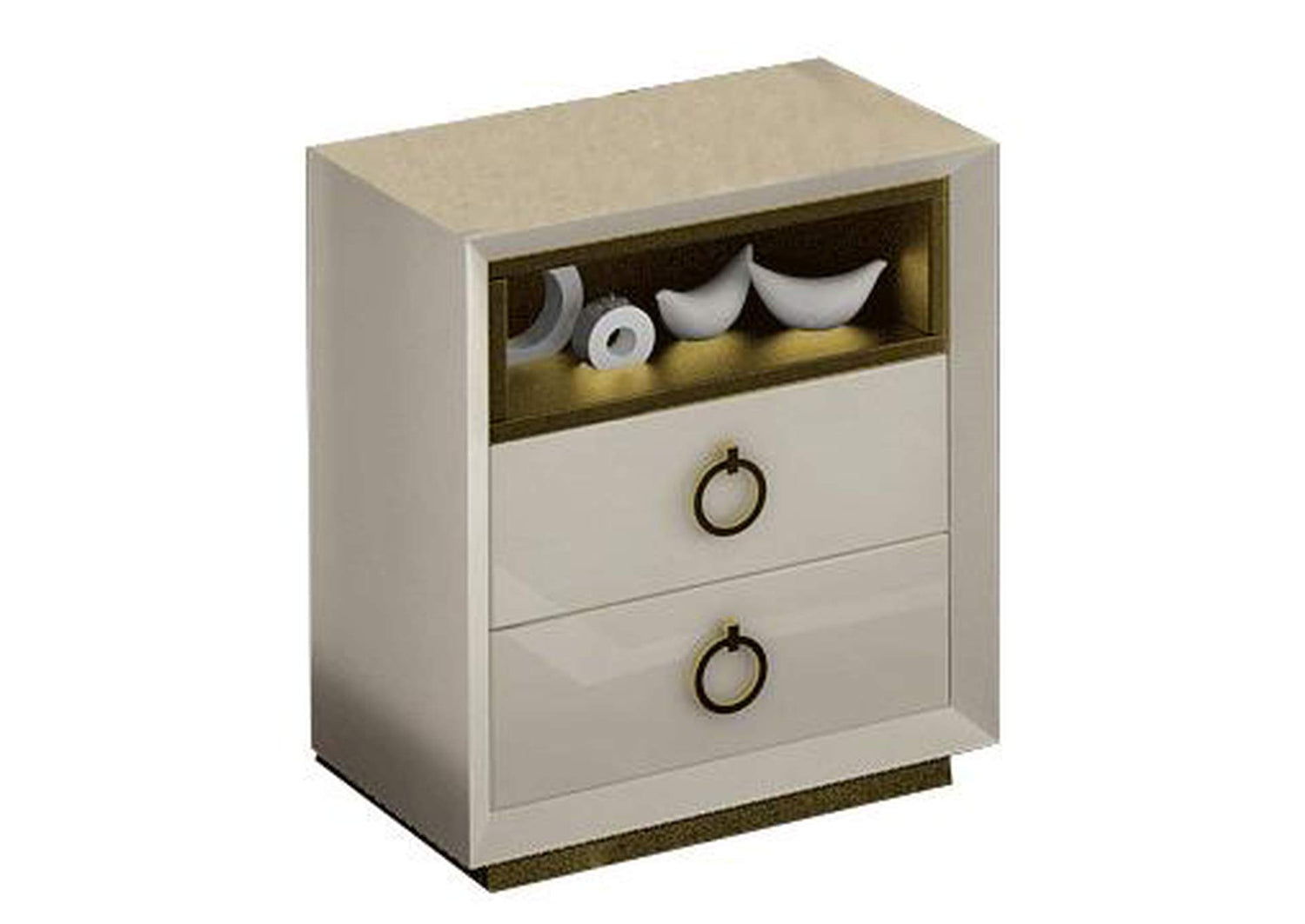 i26107 Velvet Nightstand