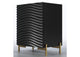 i36317 Wave Nightstand Dark grey