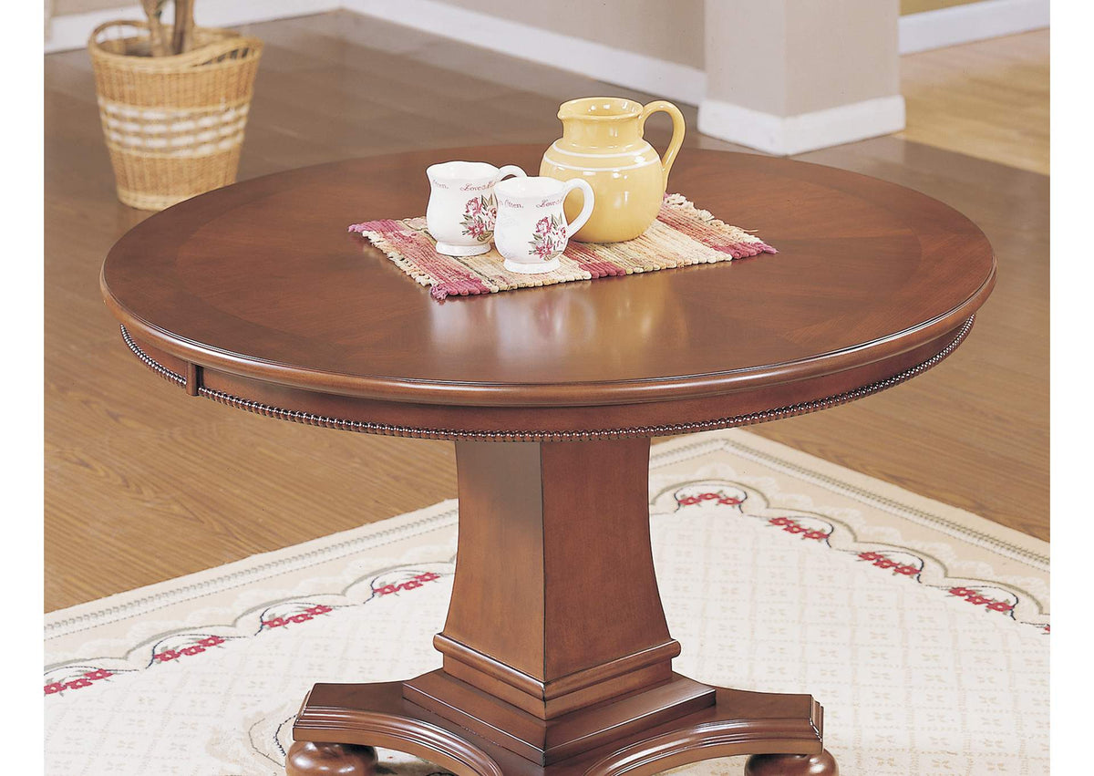 CR-87148-63-TB Sunset Trading Bellagio Dining and Poker Table| Reversible Game Top | Brown Cherry Wood