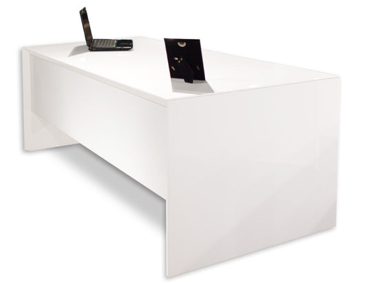 Bellini White Lacquer Desk