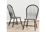 DLU-C30-AB-2 Sunset Trading Windsor Spindleback Dining Chair | Set of 2