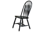 DLU-TBX4266-4130-AB5PC Sunset Trading 5 Piece Pedestal Dining Set with Comfort Back Chairs