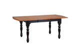 DLU-TDX3472-C10-AB5PC Sunset Trading 5 Piece Drop Leaf Extendable Dining Set with Aspen Chairs