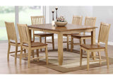 DLU-BR4272-C60-PW7PC Sunset Trading 7 Piece Brook Extendable Table Dining Set