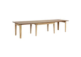 DLU-BR134-PW Sunset Trading Brook 134" Rectangular Extendable Dining Table