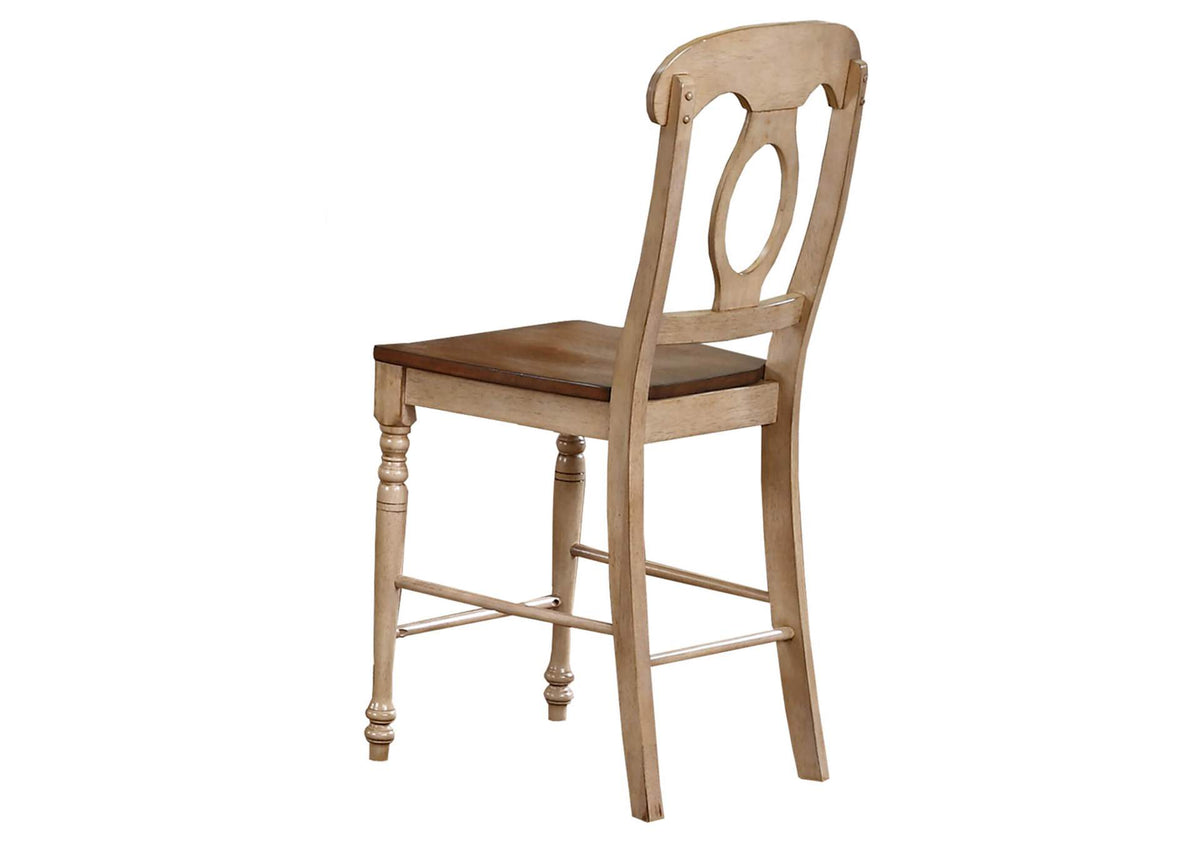 DLU-BR-B50-PW-2 Sunset Trading Brook Napoleon Barstool | Set of 2