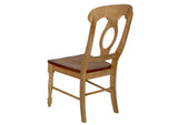 DLU-BR-C50-PW-2 Sunset Trading Brook Napoleon Dining Chair | Set of 2