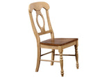 DLU-BR-C50-PW-2 Sunset Trading Brook Napoleon Dining Chair | Set of 2