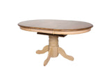 DLU-BR4260-C50-SRPW6PC Sunset Trading Brook 6 Piece Round or Oval Butterfly Leaf Dining Set | Server