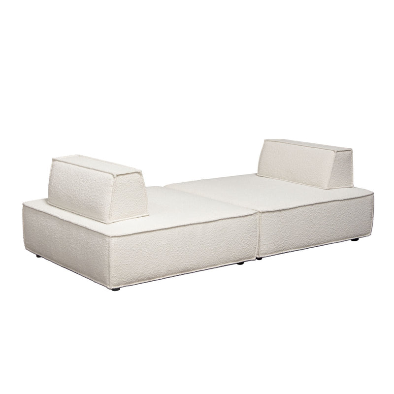 Cara 2-Piece Square Modular Lounger