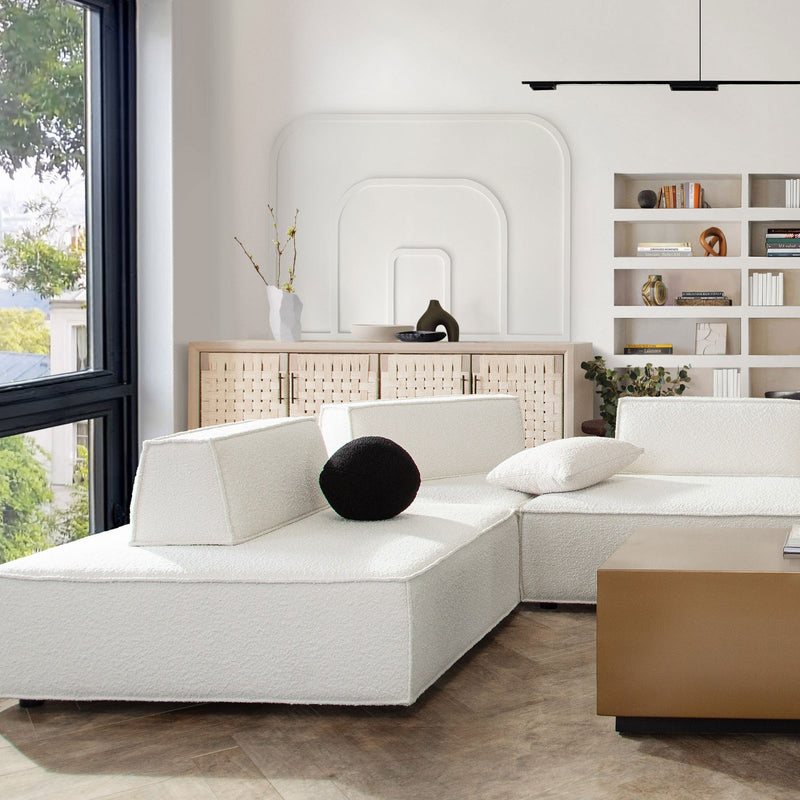 Cara 3-Piece Square Modular Lounger