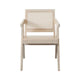 Carter Dining/Accent Chair in Solid Wood Frame in Natural Finish w/ Natural Cane Seat Back