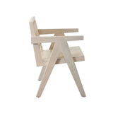Carter Dining/Accent Chair in Solid Wood Frame in Natural Finish w/ Natural Cane Seat Back