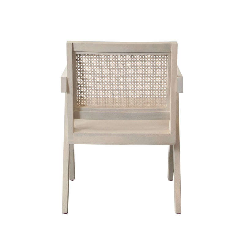 Carter Dining/Accent Chair in Solid Wood Frame in Natural Finish w/ Natural Cane Seat Back