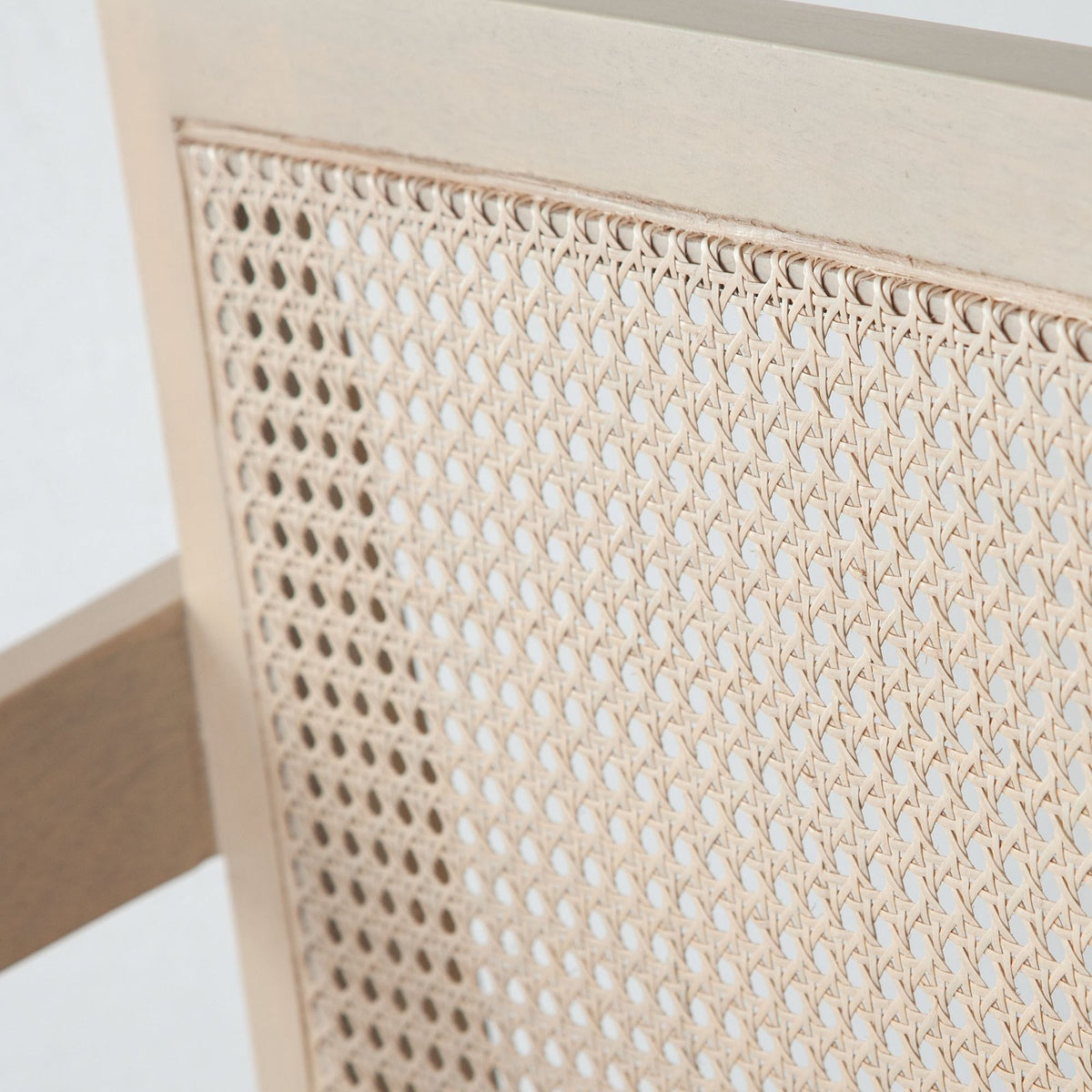 Carter Dining/Accent Chair in Solid Wood Frame in Natural Finish w/ Natural Cane Seat Back