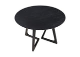 CB-1003-02-0 Godenza Round Dining Table Black