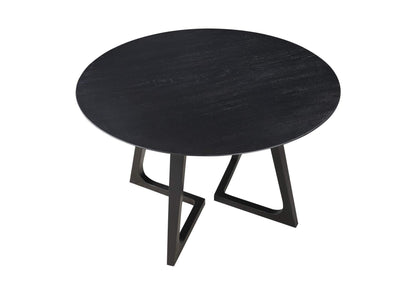 CB-1003-02-0 Godenza Round Dining Table Black