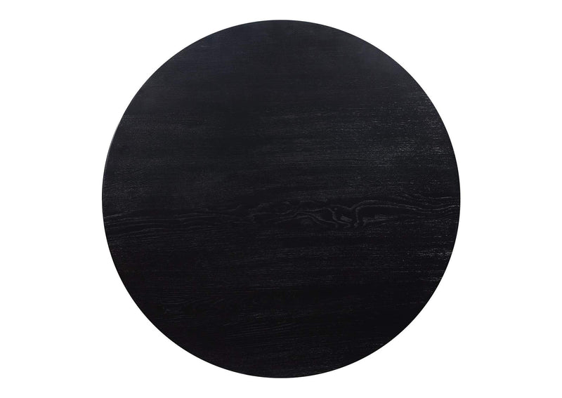 CB-1003-02-0 Godenza Round Dining Table Black