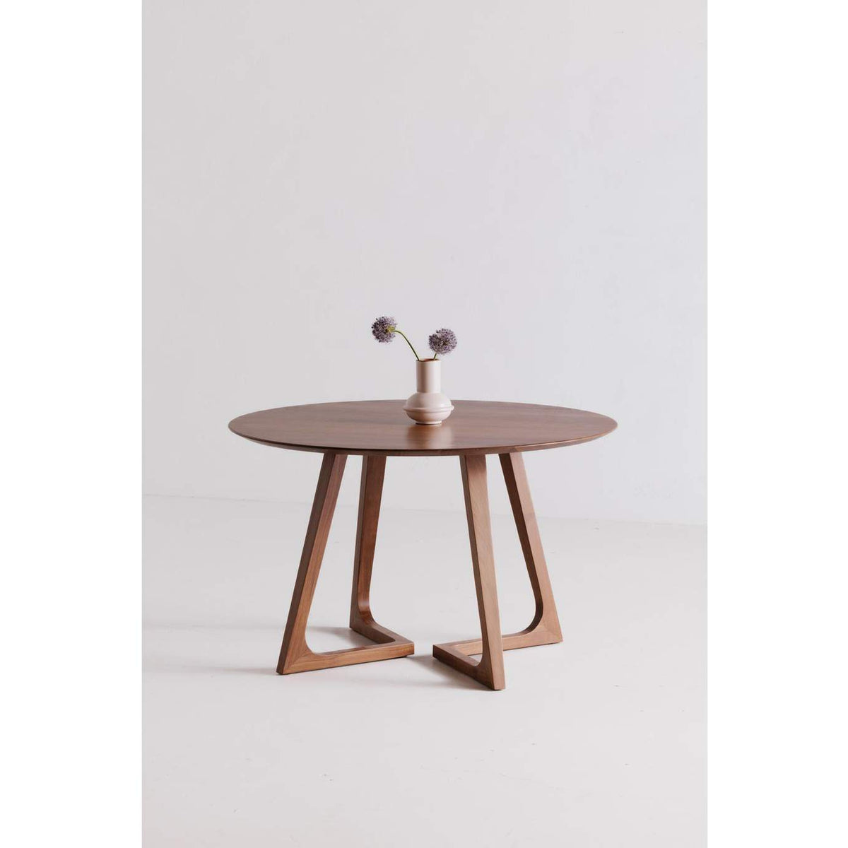 CB-1003-03-0 Godenza Round Dining Table Walnut