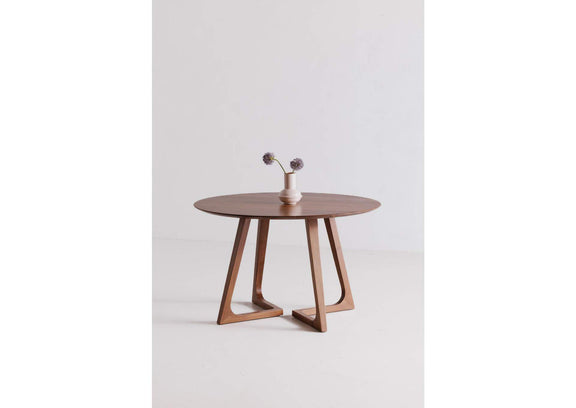 CB-1003-03-0 Godenza Round Dining Table Walnut