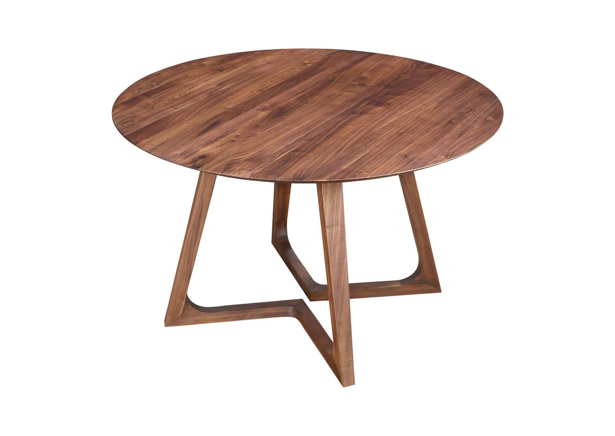 CB-1003-03-0 Godenza Round Dining Table Walnut