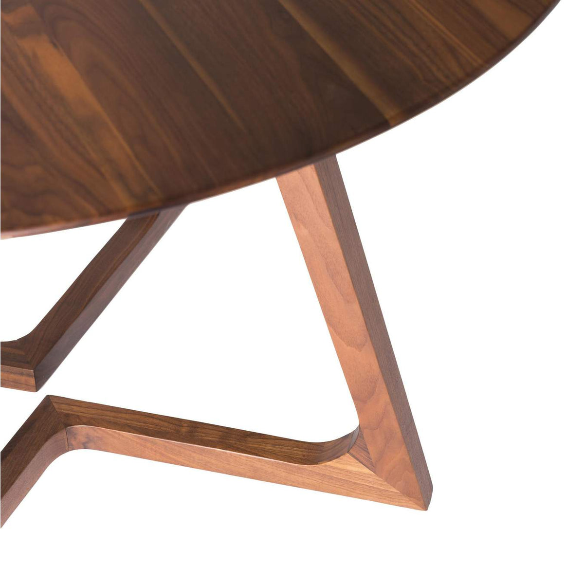 CB-1003-03-0 Godenza Round Dining Table Walnut
