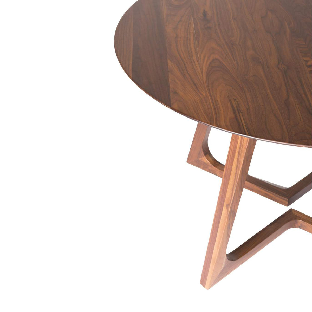 CB-1003-03-0 Godenza Round Dining Table Walnut