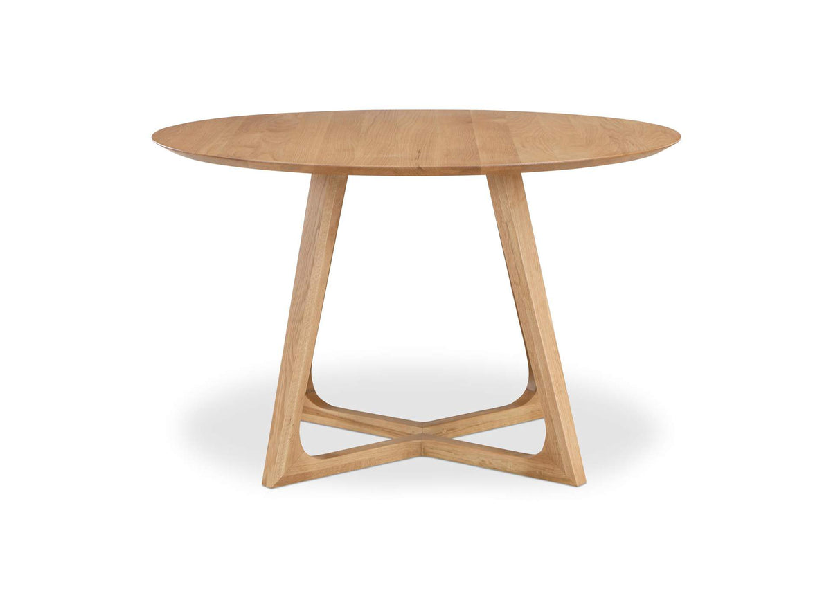 CB-1003-24-0 Godenza Round Dining Table Natural Oak
