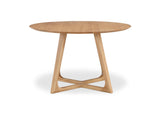 CB-1003-24-0 Godenza Round Dining Table Natural Oak