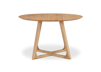 CB-1003-24-0 Godenza Round Dining Table Natural Oak