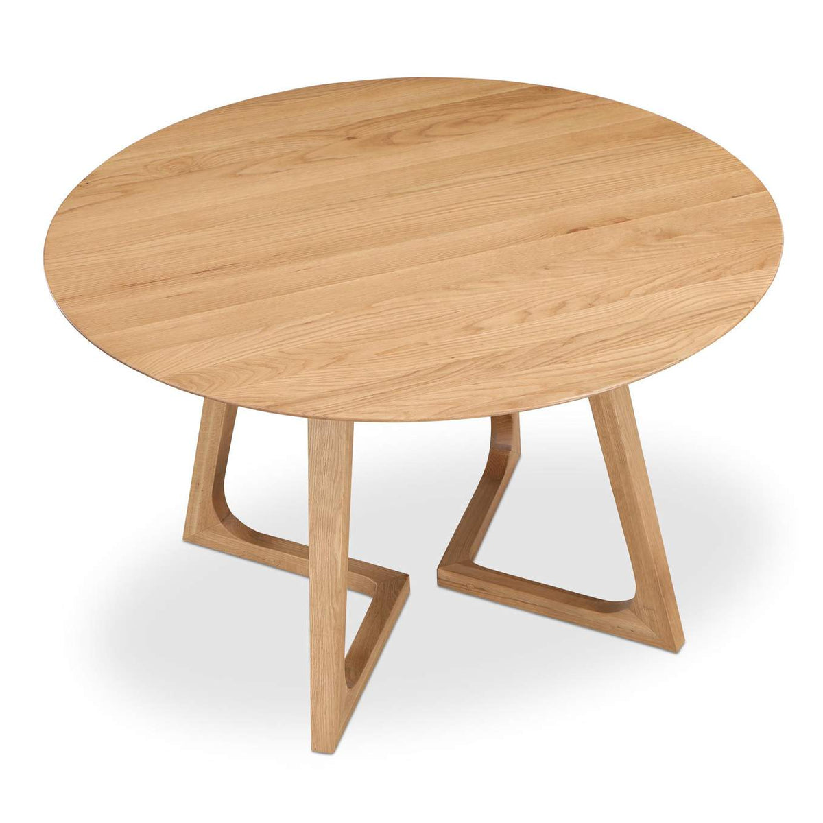 CB-1003-24-0 Godenza Round Dining Table Natural Oak