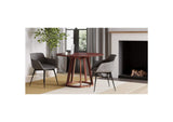 CB-1027-03-0 Aldo Round Dining Table Walnut