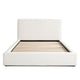 Cloud2 43" Low Profile Bed in Ivory Boucle Fabric