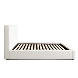 Cloud2 43" Low Profile Bed in Ivory Boucle Fabric