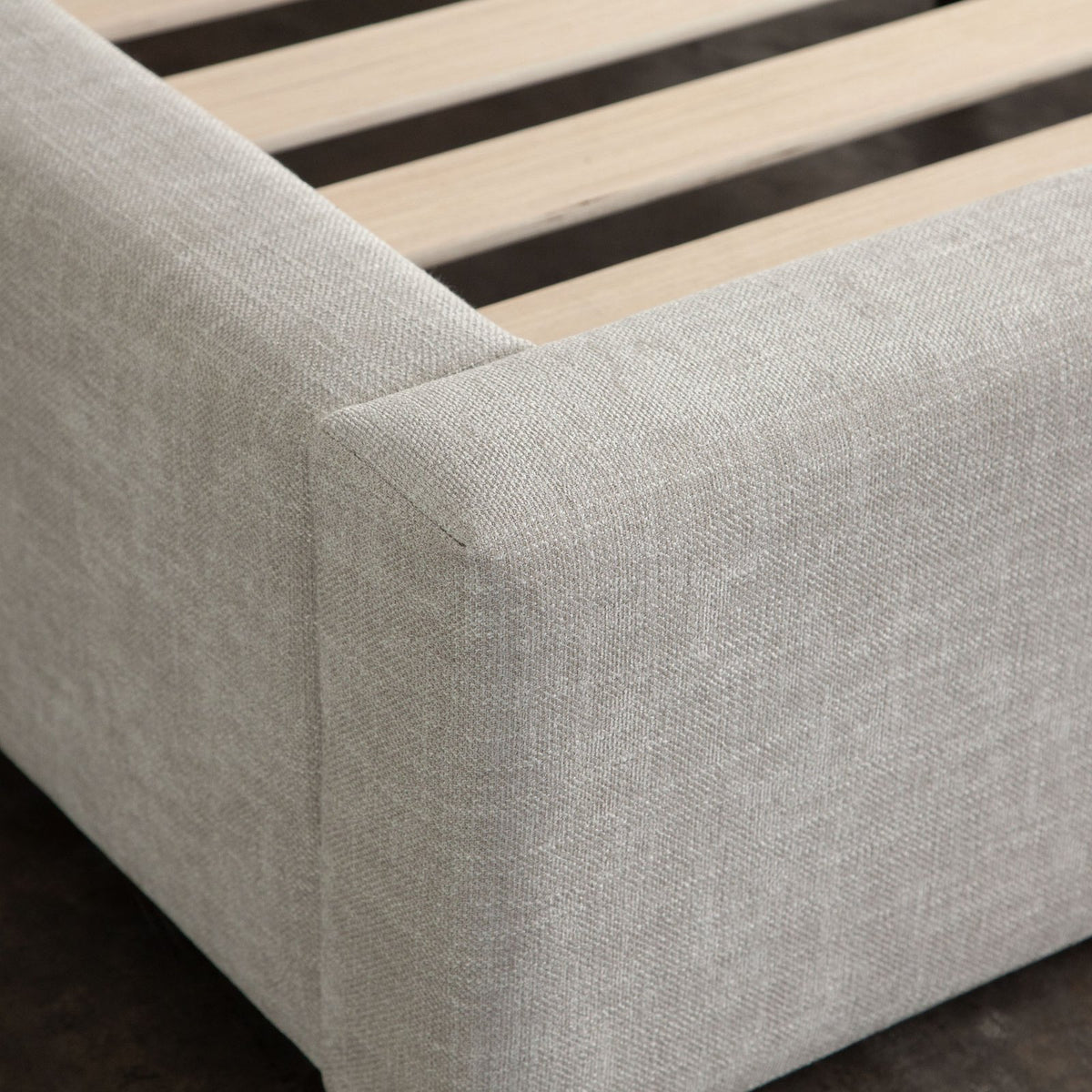 Cloud2 43" Low Profile Queen Bed in Sand Fabric