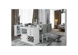 Sutton Antique White Counter Table w/4 Side Chair