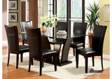Manhattan l Glass Dining Table w/4 Side Chair