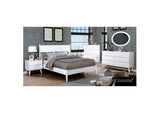 Lennart II White Dresser w/Oval Mirror