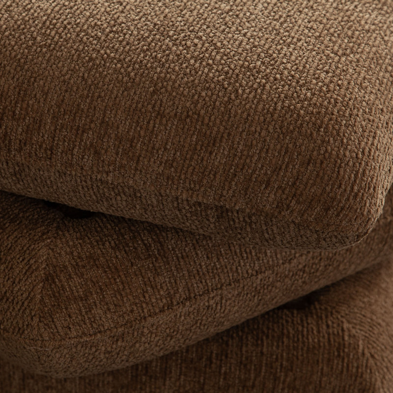 Code Three-Tiered Cushion Ottoman in Dune Medal Bronze Performance Fabric