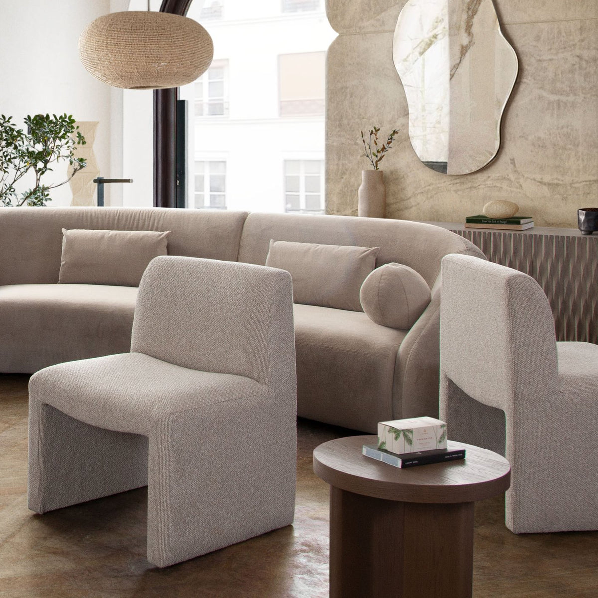 Coral Armless Dining/Accent Chair