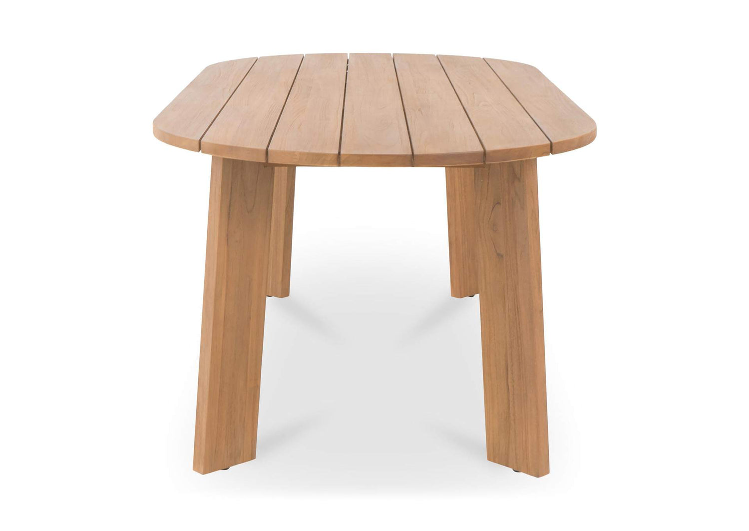 CV-1025-24 Delta Oval Outdoor Dining Table Natural