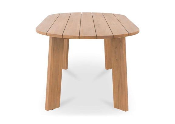 CV-1025-24 Delta Oval Outdoor Dining Table Natural