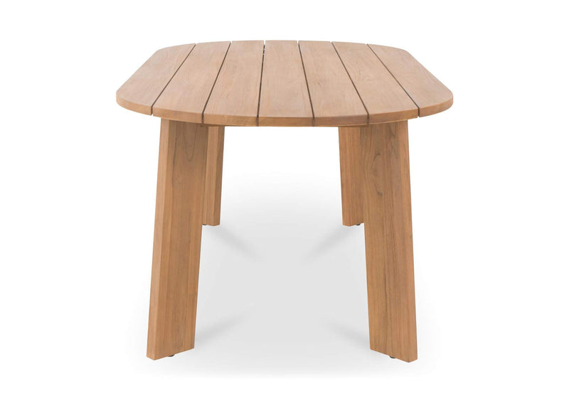 CV-1025-24 Delta Oval Outdoor Dining Table Natural