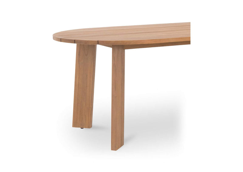 CV-1025-24 Delta Oval Outdoor Dining Table Natural