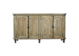 CC-CAB291S-DW Sunset Trading Cottage Credenza | Driftwood Brown