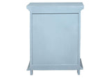 CC-TAB808TLD-BB Sunset Trading Cottage Solid Wood Side or Night Table | Distressed Beach Blue | Fully Assembled