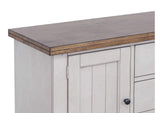 DLU-CG-BUF-GO Sunset Trading Country Grove Buffet | Distressed Gray and Brown Wood