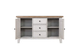 DLU-CG-BUF-GO Sunset Trading Country Grove Buffet | Distressed Gray and Brown Wood