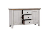 DLU-CG-BUF-GO Sunset Trading Country Grove Buffet | Distressed Gray and Brown Wood